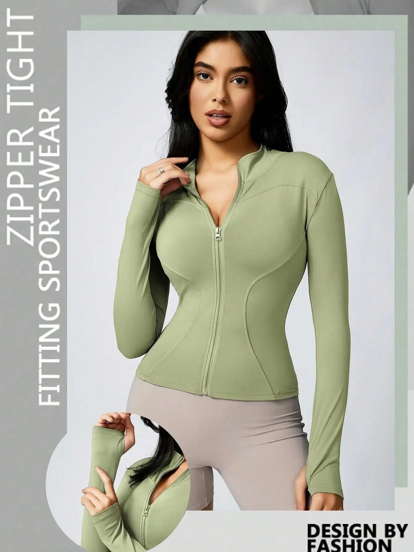 Transcendence™ CoreFlow Zip-Up Turtleneck Sports Jacket – Form Meets Function