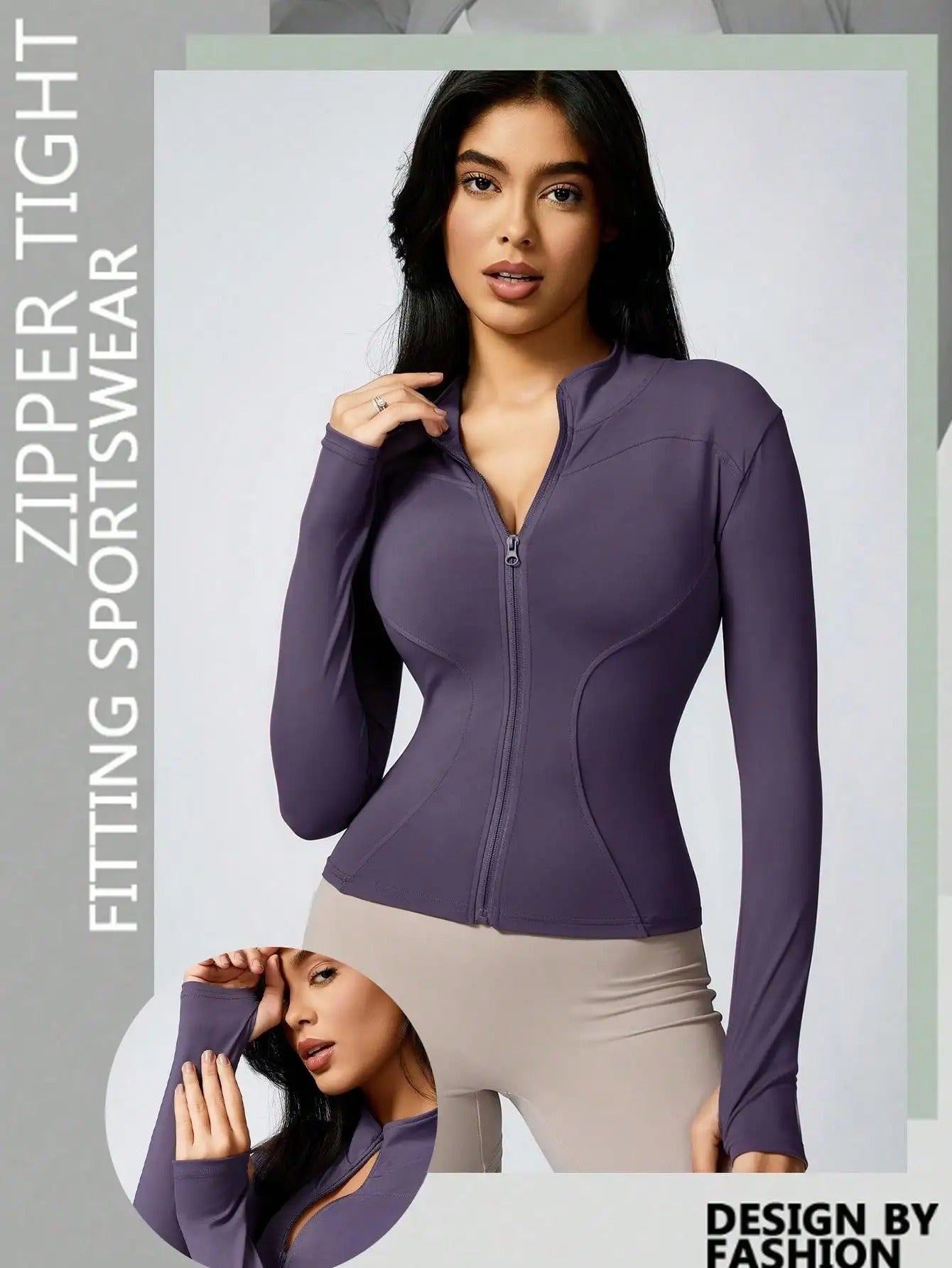 Transcendence™ CoreFlow Zip-Up Turtleneck Sports Jacket – Form Meets Function