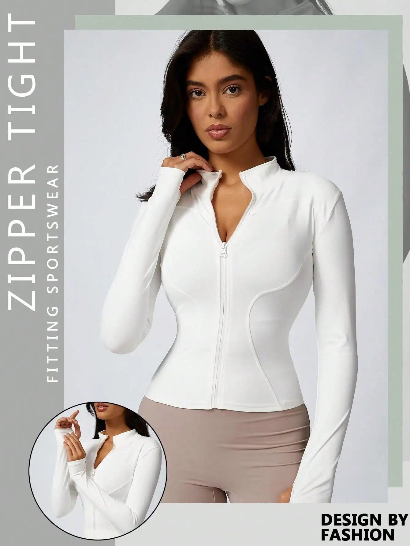 Transcendence™ CoreFlow Zip-Up Turtleneck Sports Jacket – Form Meets Function