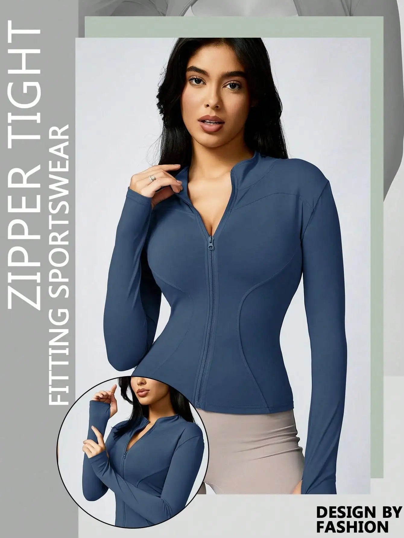 Transcendence™ CoreFlow Zip-Up Turtleneck Sports Jacket – Form Meets Function