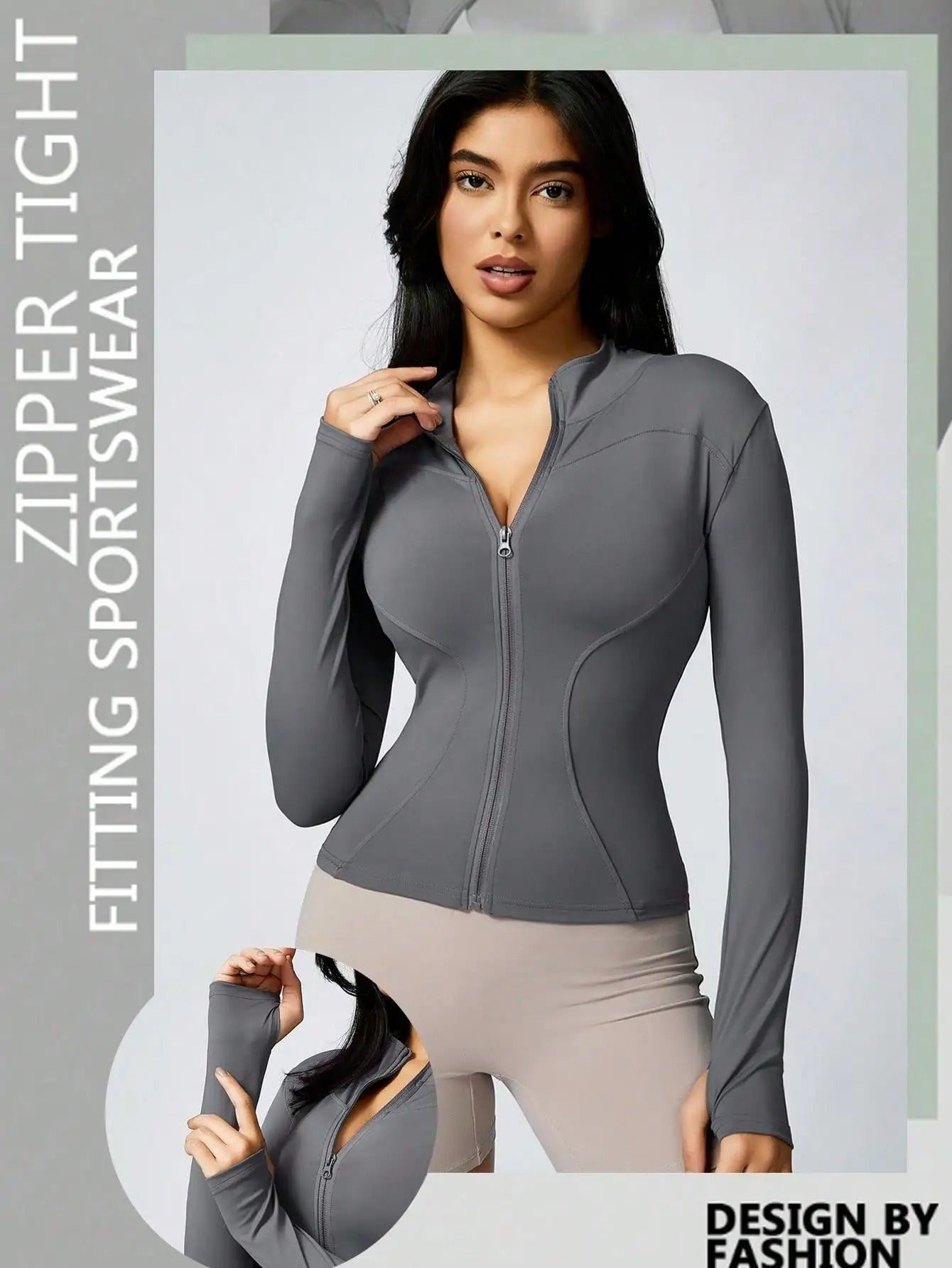 Transcendence™ CoreFlow Zip-Up Turtleneck Sports Jacket – Form Meets Function