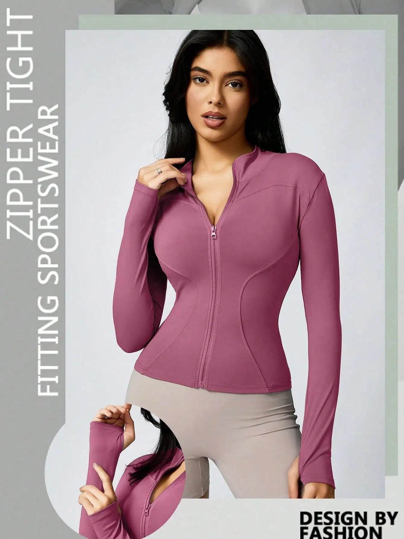 Transcendence™ CoreFlow Zip-Up Turtleneck Sports Jacket – Form Meets Function